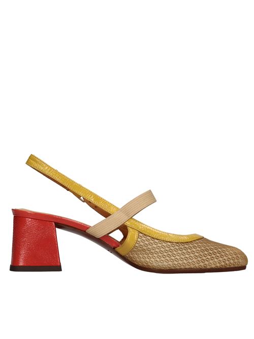 Décolleté slingback in pelle modello Voyage42 CHIE MIHARA | VOYAGE42 AUDICUOIO-GIALLO-ROSSO